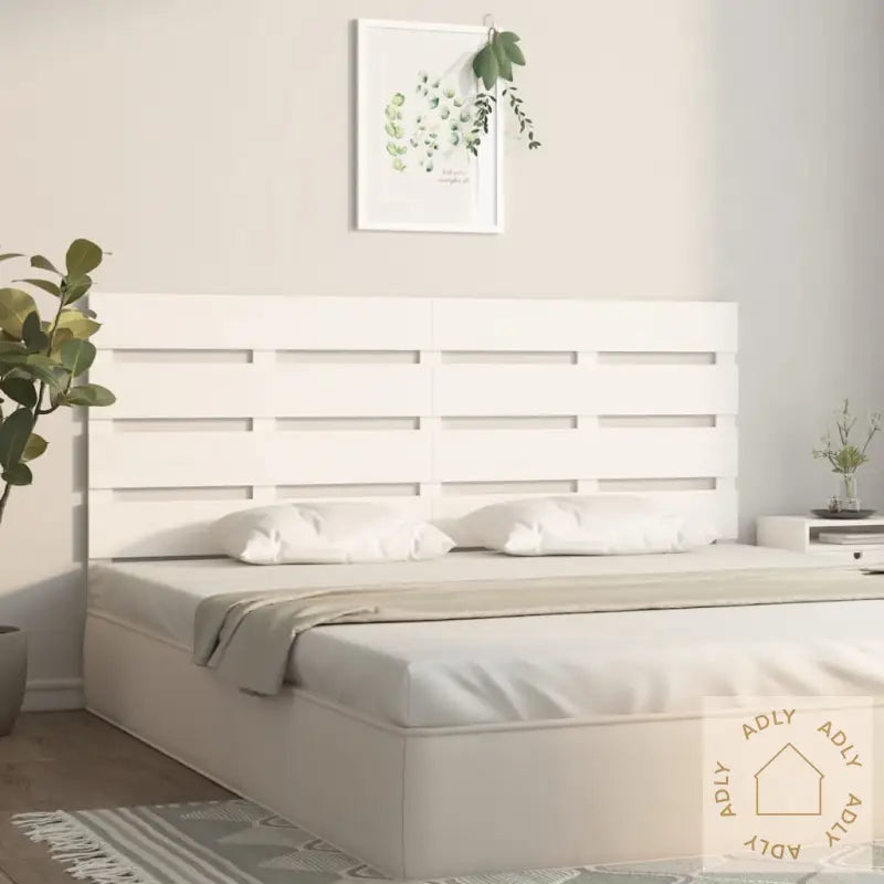 Sengegavl Hvit 150X3X80 Cm Heltre Furu