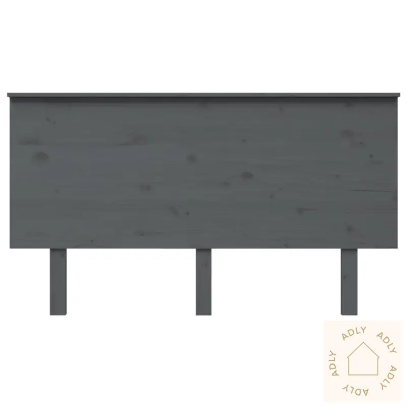 Sengegavl Grå 144X6X82,5 Cm Heltre Furu