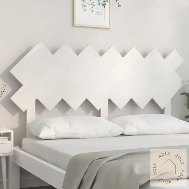Sengegavl Hvit 151,5X3X81 Cm Heltre Furu