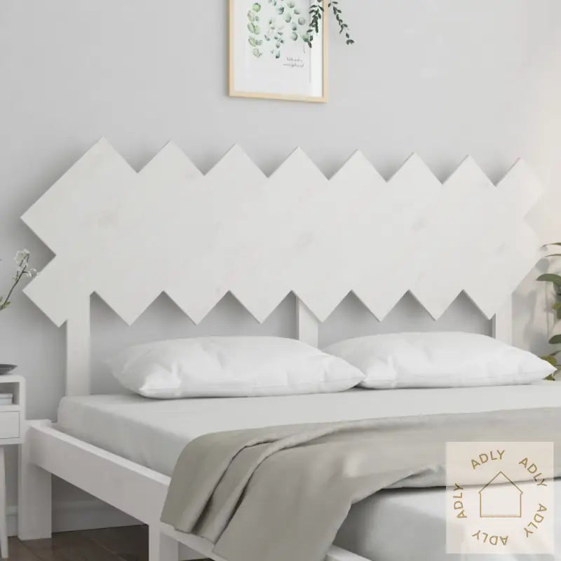Sengegavl Hvit 159,5X3X80,5 Cm Heltre Furu
