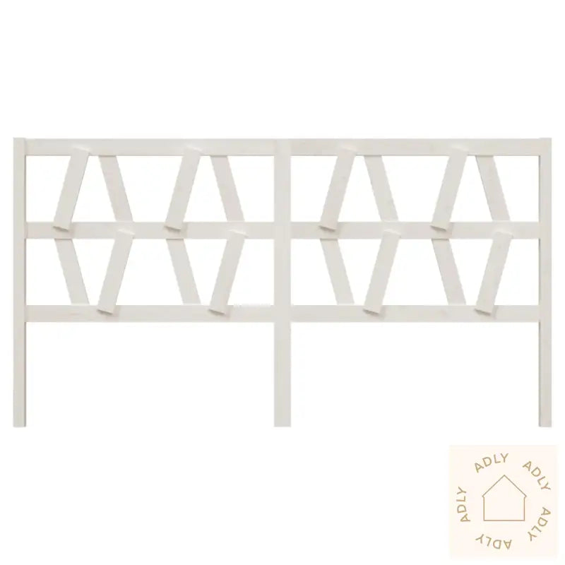 Sengegavl Hvit 206X4X100 Cm Heltre Furu
