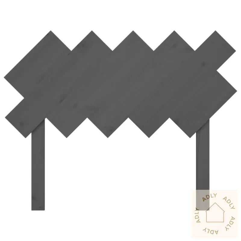 Sengegavl Grå 104 X 3 X 80,5 Cm Heltre Furu
