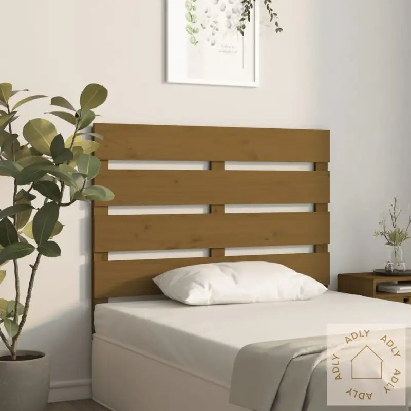 Sengegavl Honningbrun 100X3X80 Cm Heltre Furu
