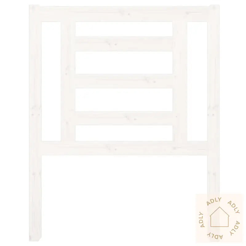 Sengegavl Hvit 81X4X100 Cm Heltre Furu