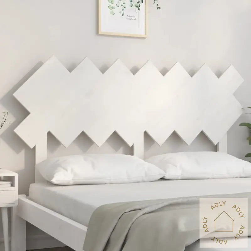 Sengegavl Hvit 141X3X80,5 Cm Heltre Furu