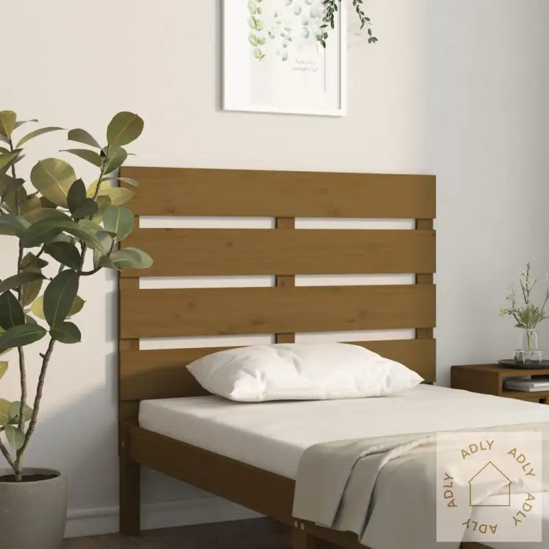 Sengegavl Honningbrun 100X3X80 Cm Heltre Furu