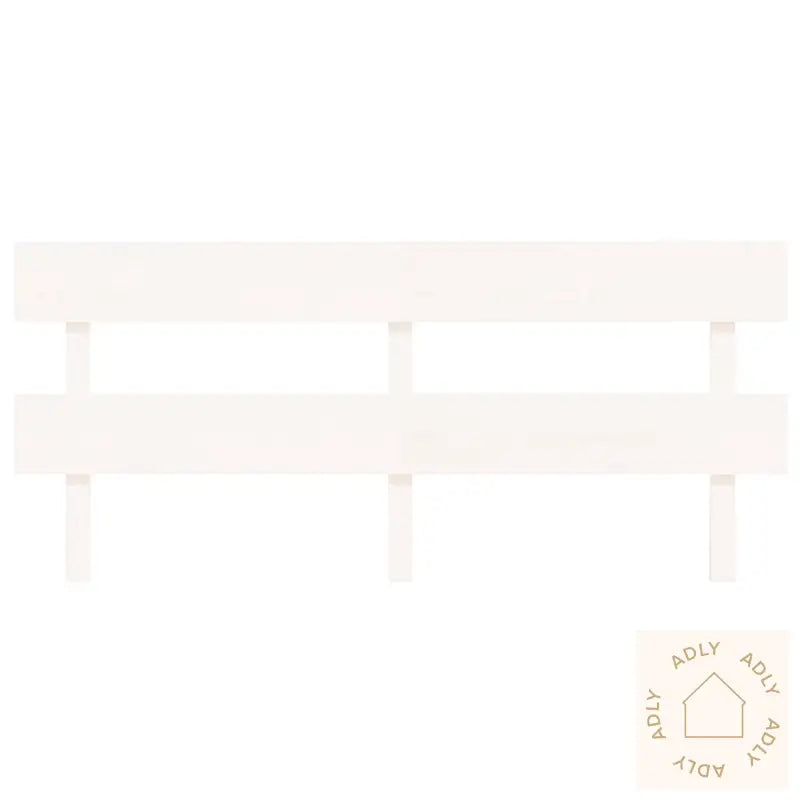 Sengegavl Hvit 204X3X81 Cm Heltre Furu