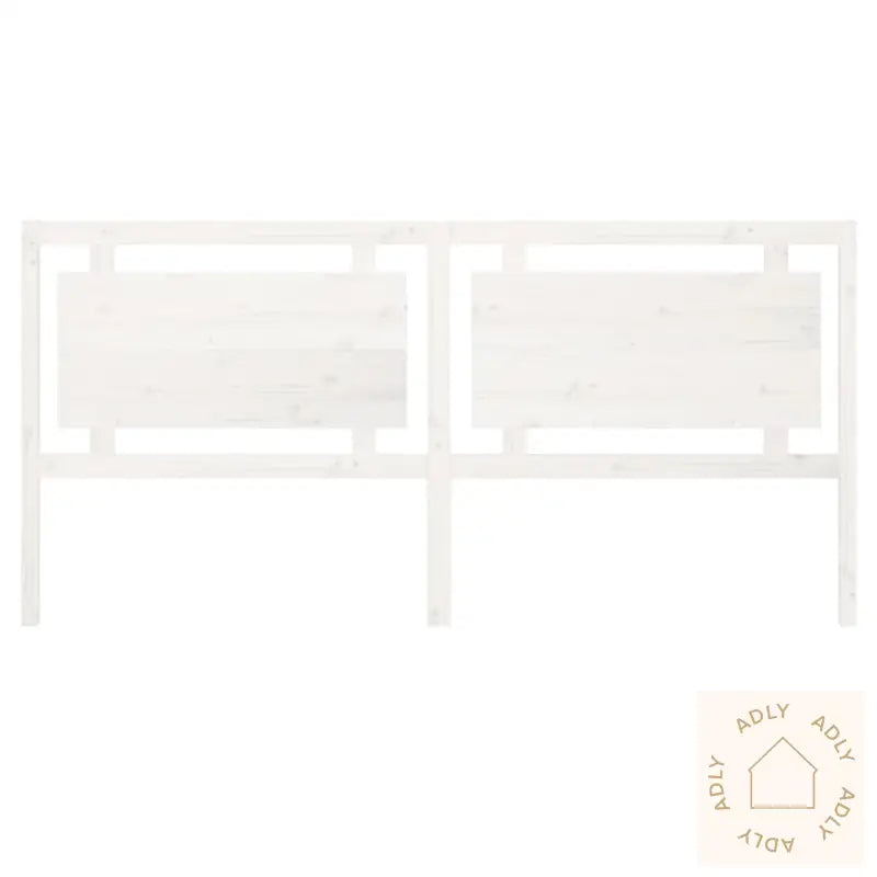 Sengegavl Hvit 205,5X4X100 Cm Heltre Furu