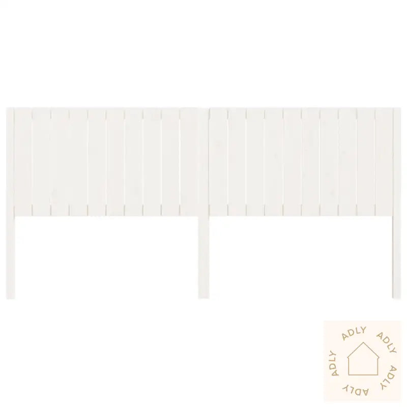 Sengegavl Hvit 205,5X4X100 Cm Heltre Furu