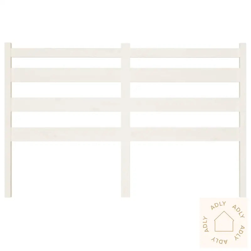 Sengegavl Hvit 206X4X100 Cm Heltre Furu