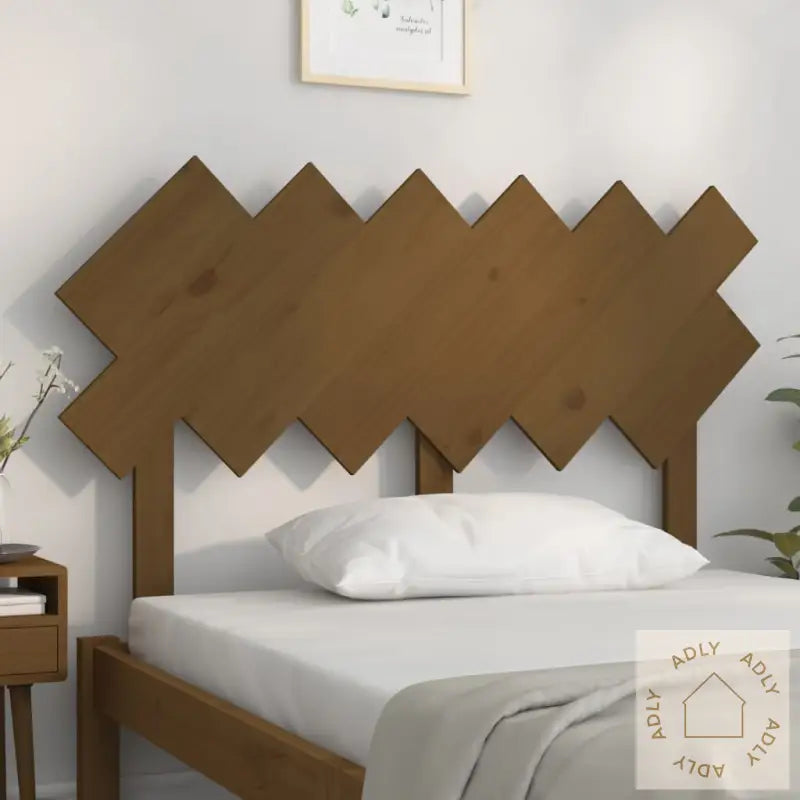 Sengegavl Honningbrun 122,5X3X80,5 Cm Heltre Furu