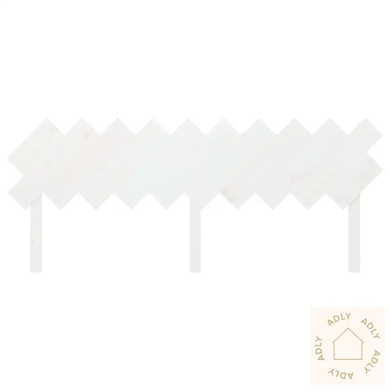 Sengegavl Hvit 196X3X80,5 Cm Heltre Furu