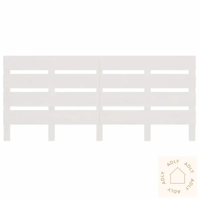 Sengegavl Hvit 160X3X80 Cm Heltre Furu