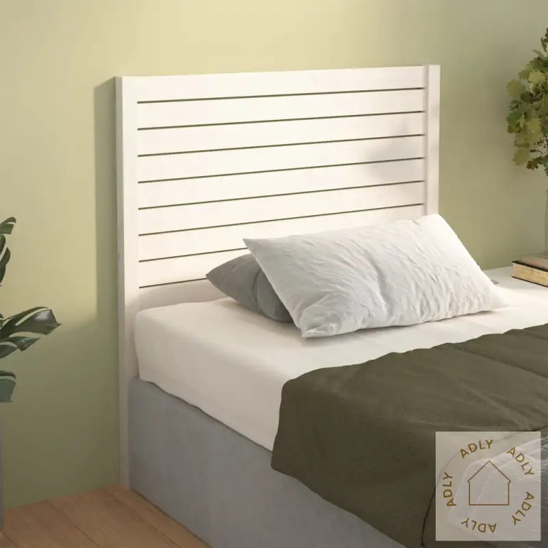 Sengegavl Hvit 81X4X100 Cm Heltre Furu