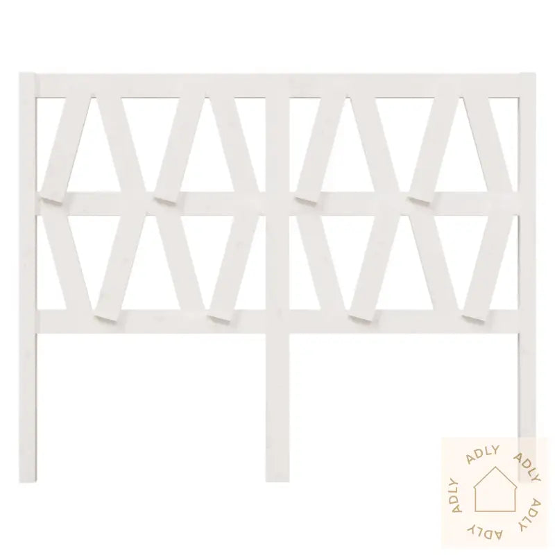 Sengegavl Hvit 126X4X100 Cm Heltre Furu