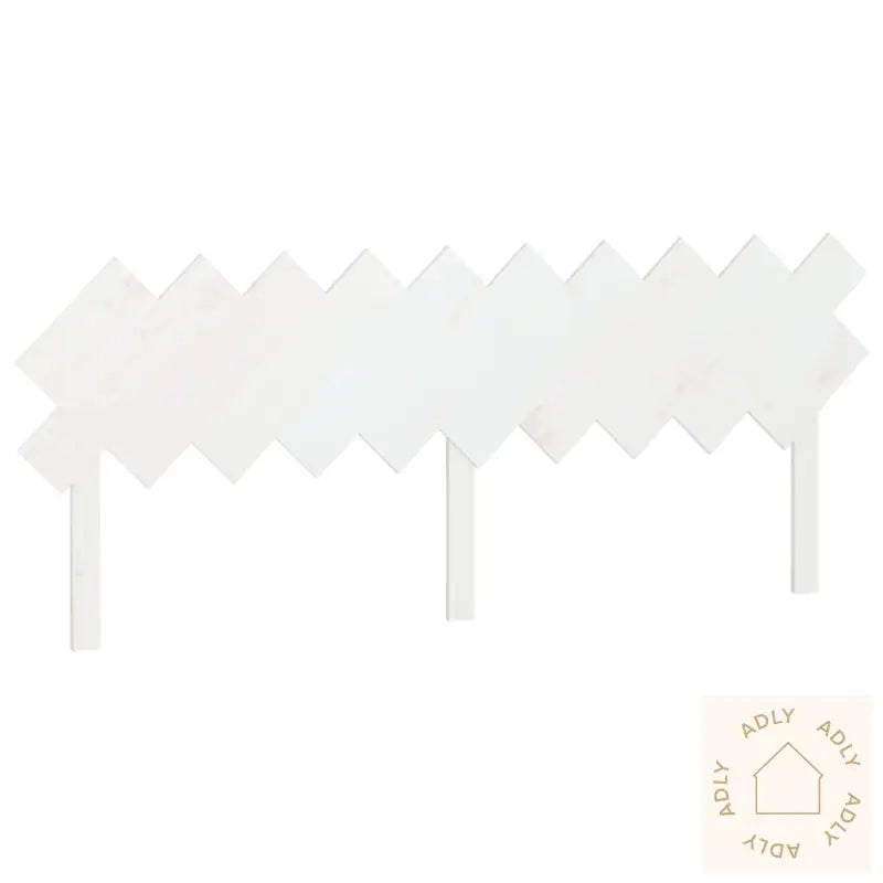 Sengegavl Hvit 196X3X80,5 Cm Heltre Furu