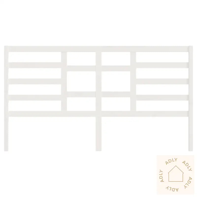 Sengegavl Hvit 206X4X104 Cm Heltre Furu