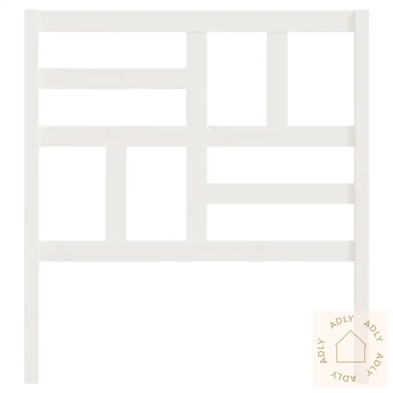 Sengegavl Hvit 96X4X104 Cm Heltre Furu