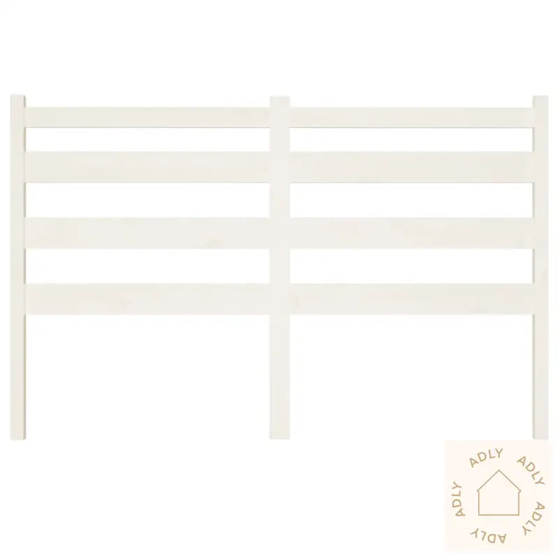 Sengegavl Hvit 146X4X100 Cm Heltre Furu