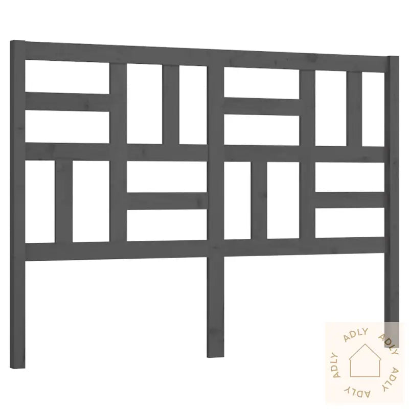 Sengegavl Grå 126X4X104 Cm Heltre Furu