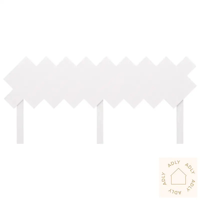 Sengegavl Hvit 178X3X80,5 Cm Heltre Furu