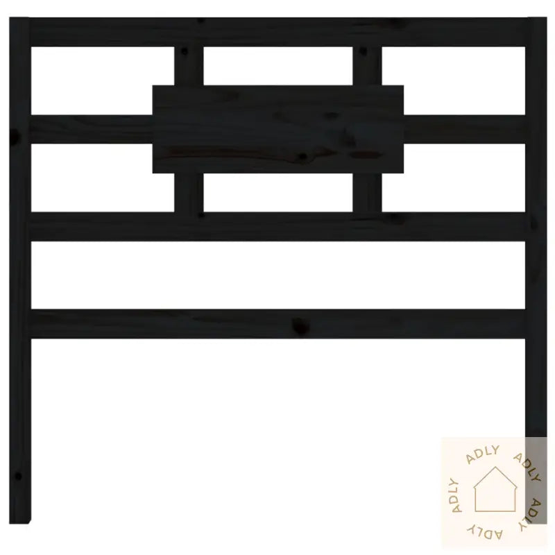 Sengegavl Svart 95,5X4X100 Cm Heltre Furu