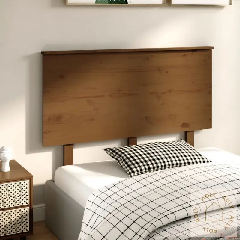 Sengegavl Honningbrun 124X6X82,5 Cm Heltre Furu
