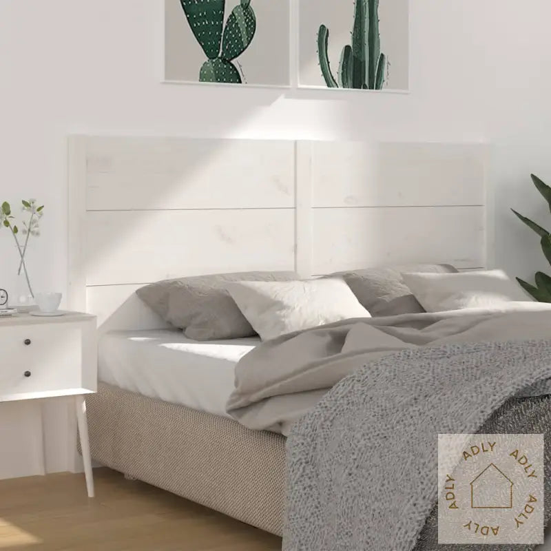 Sengegavl Hvit 146X4X100 Cm Heltre Furu