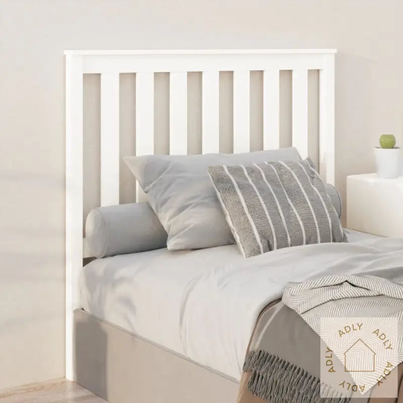 Sengegavl Hvit 106X6X101 Cm Heltre Furu