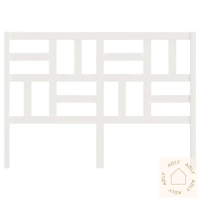 Sengegavl Hvit 126X4X104 Cm Heltre Furu