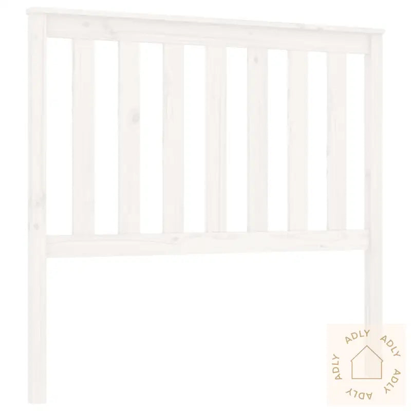 Sengegavl Hvit 106X6X101 Cm Heltre Furu