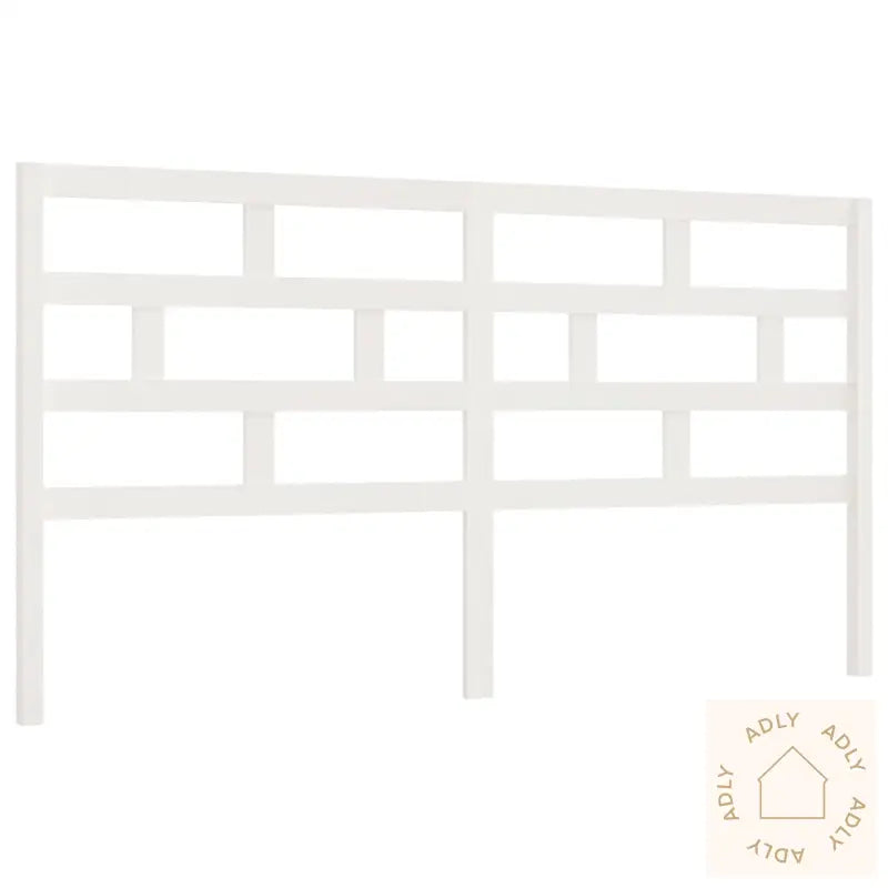 Sengegavl Hvit 186X4X100 Cm Heltre Furu