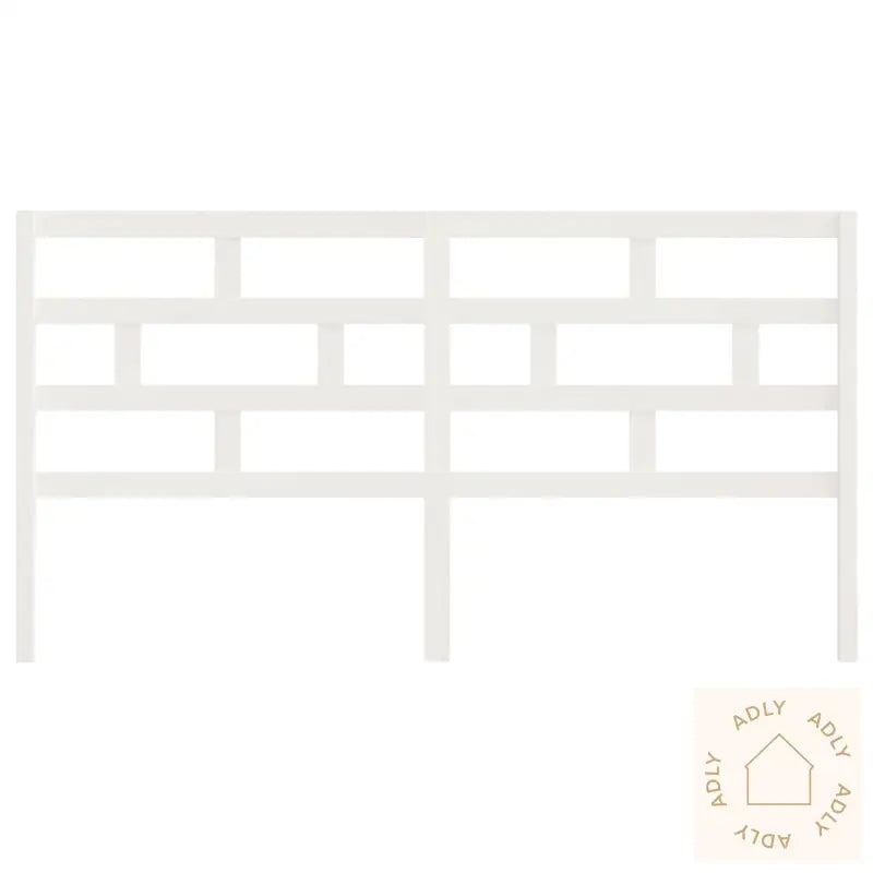 Sengegavl Hvit 186X4X100 Cm Heltre Furu
