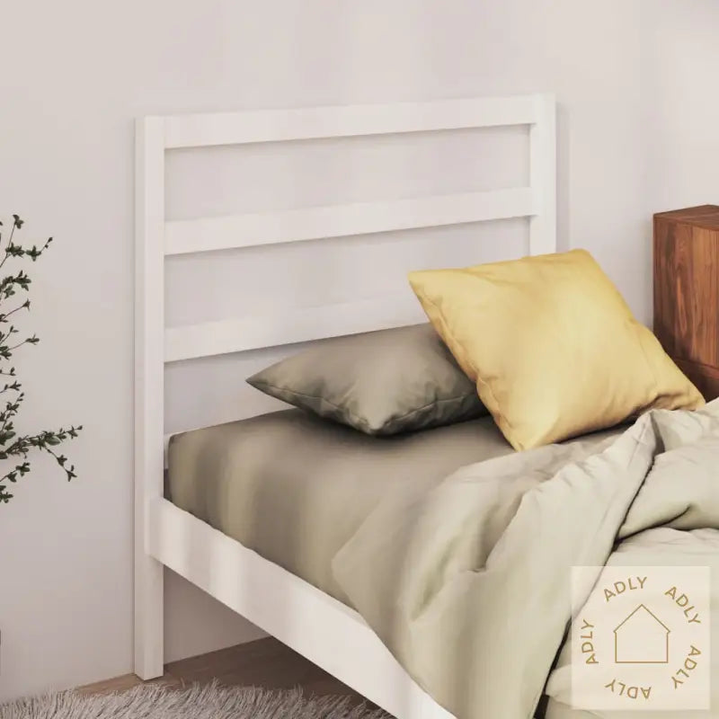 Sengegavl Hvit 96X4X100 Cm Heltre Furu