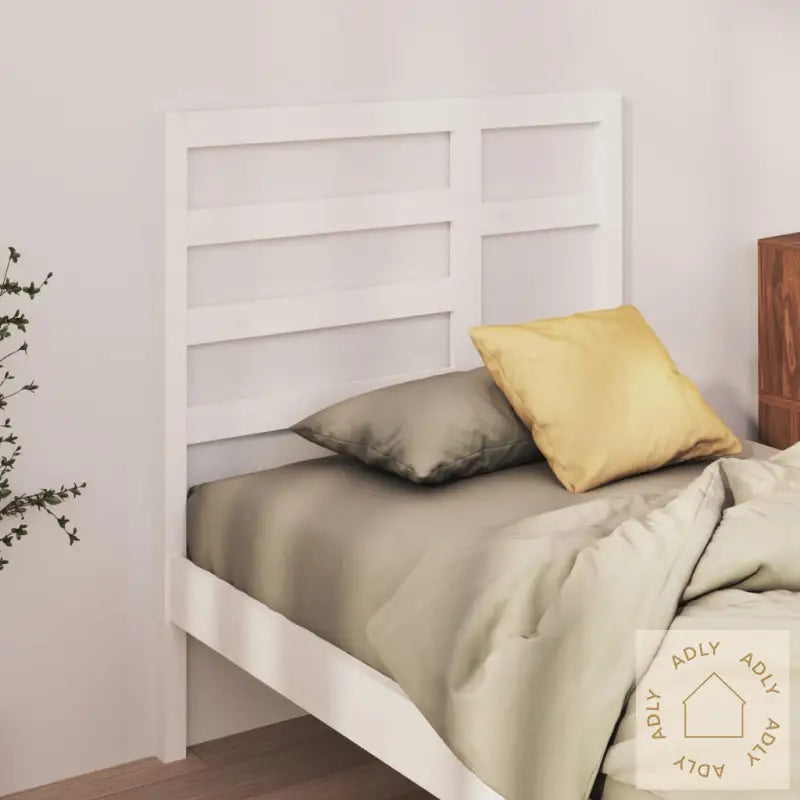 Sengegavl Hvit 106X4X104 Cm Heltre Furu