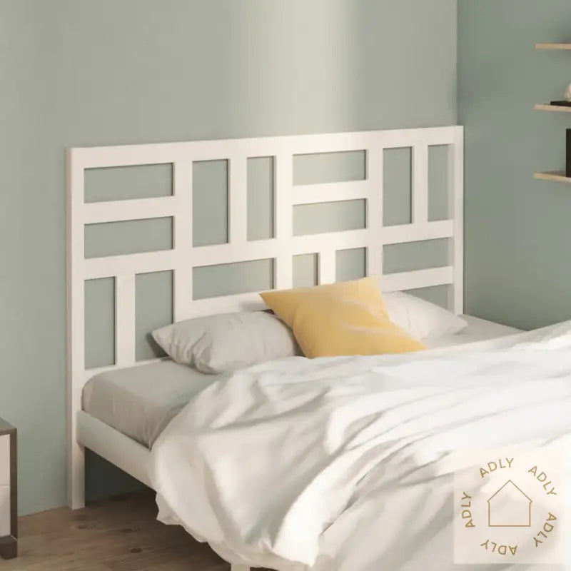 Sengegavl Hvit 156X4X104 Cm Heltre Furu