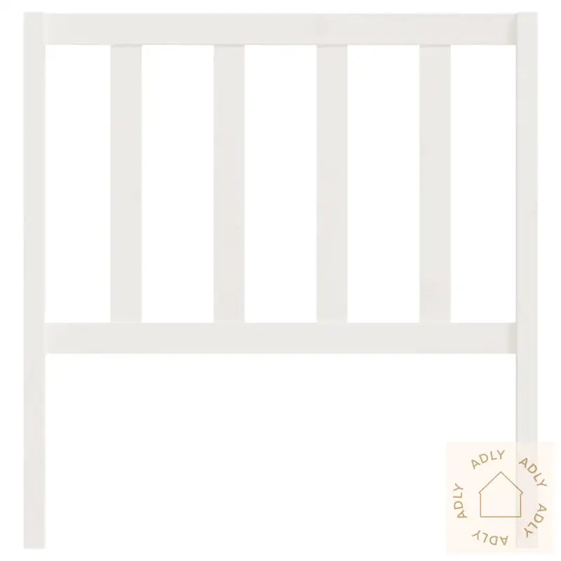 Sengegavl Hvit 81X4X100 Cm Heltre Furu