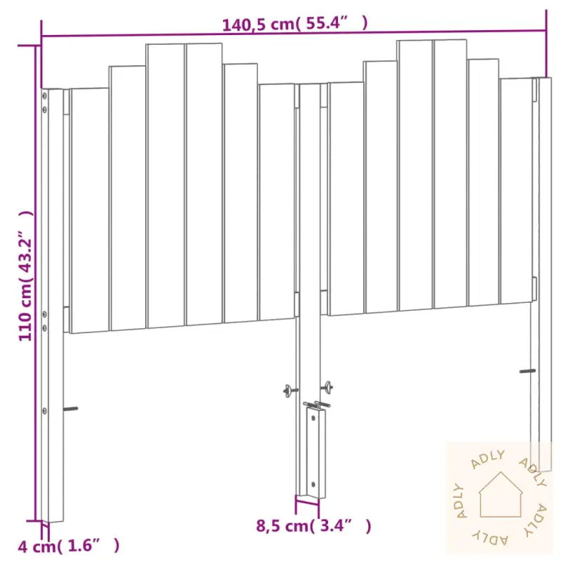 Hodegavl Voksbrun 135 Cm Heltre Furu