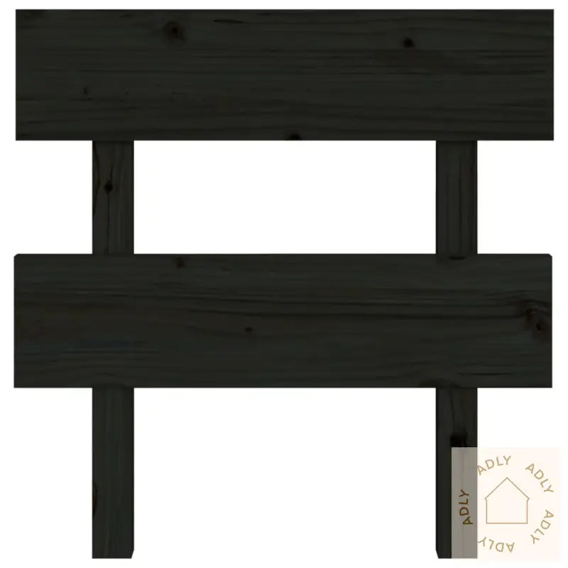Sengegavl Svart 78,5X4X100 Cm Heltre Furu