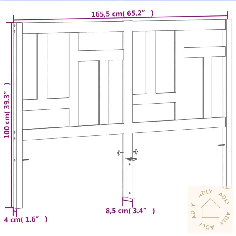 Hodegavl Voksbrun 160 Cm Heltre Furu
