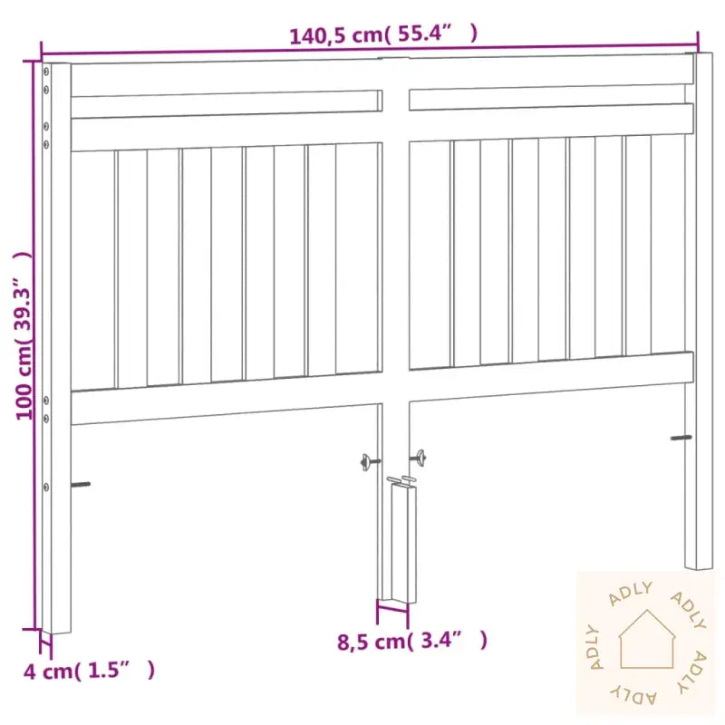 Hodegavl Voksbrun 135 Cm Heltre Furu