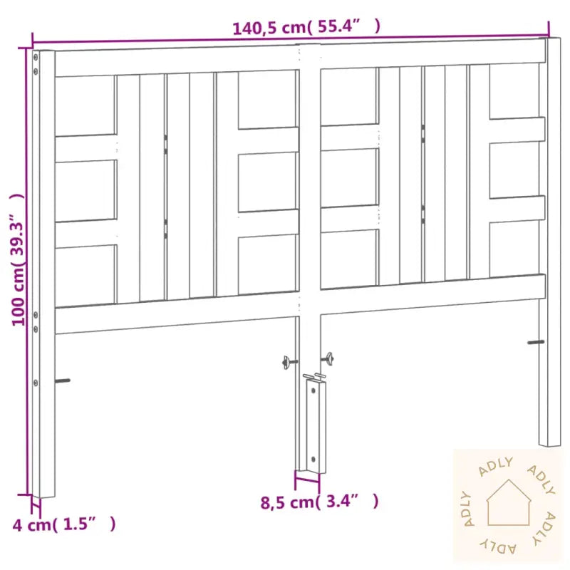 Hodegavl Voksbrun 135 Cm Heltre Furu
