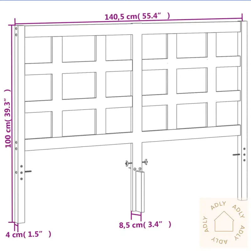 Hodegavl Voksbrun 135 Cm Heltre Furu