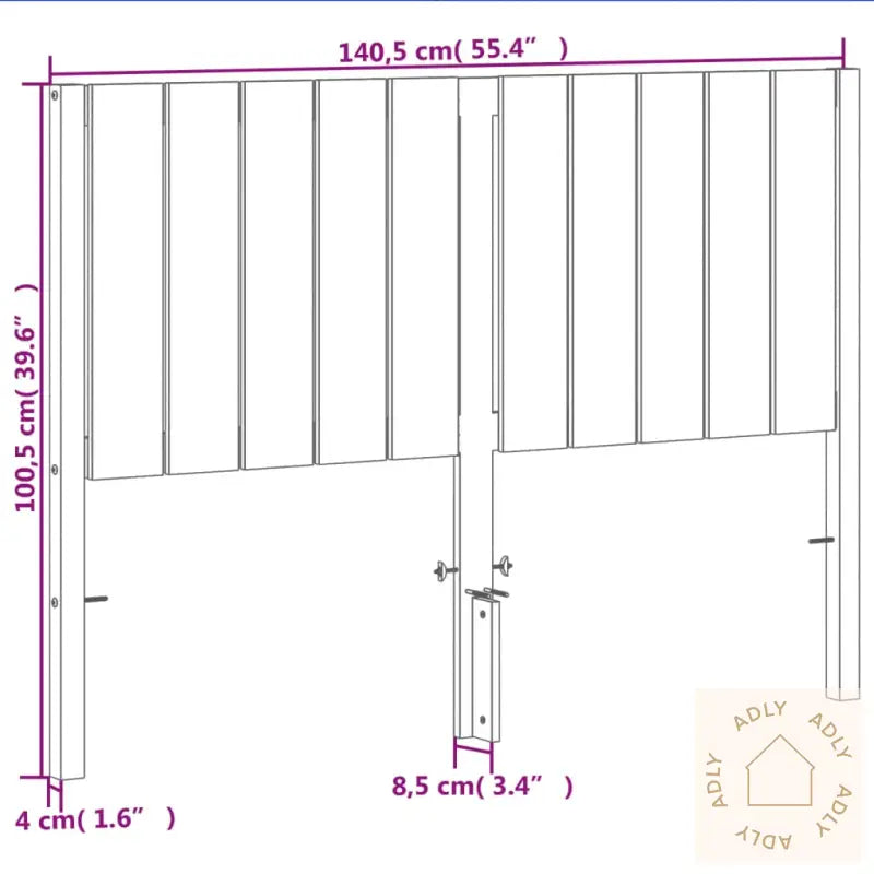 Hodegavl Voksbrun 135 Cm Heltre Furu
