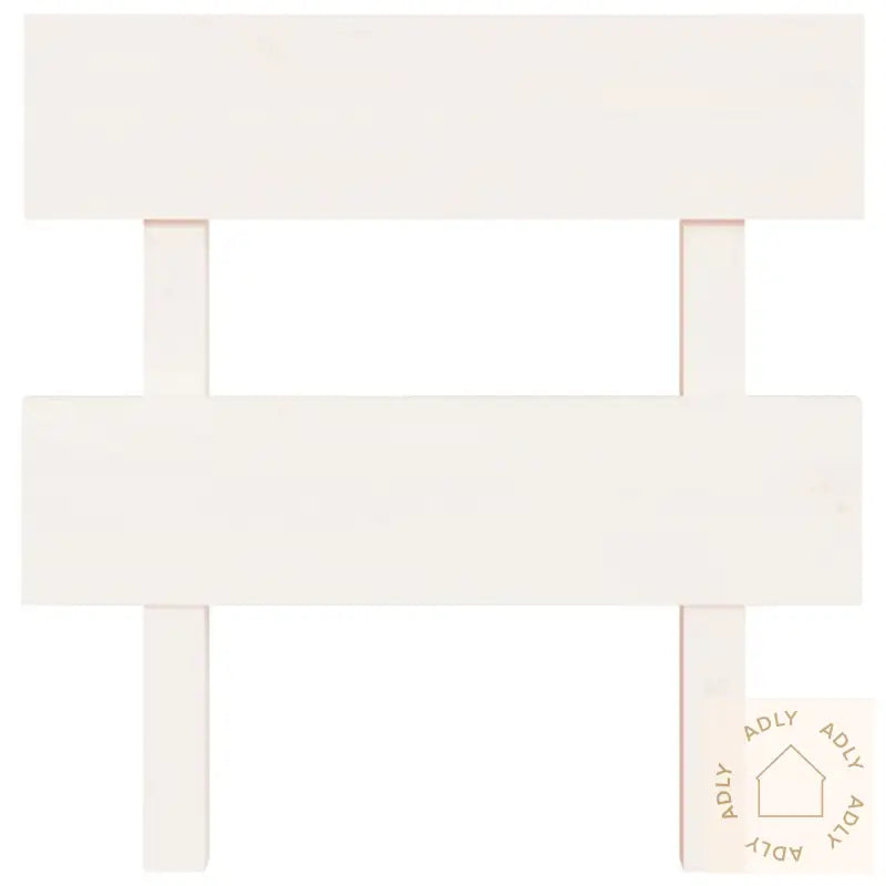 Sengegavl Hvit 103,5X3X81 Cm Heltre Furu