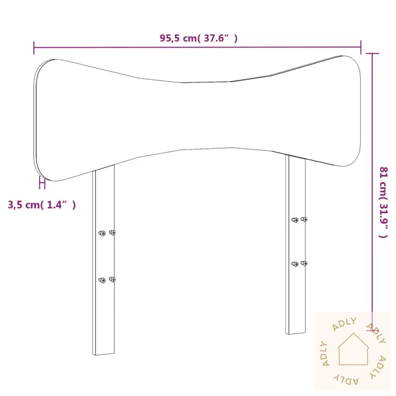 Hodegavl Voksbrun 90 Cm Heltre Furu