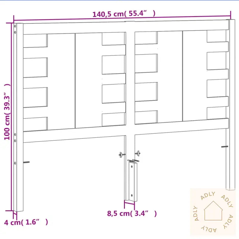 Hodegavl Voksbrun 135 Cm Heltre Furu