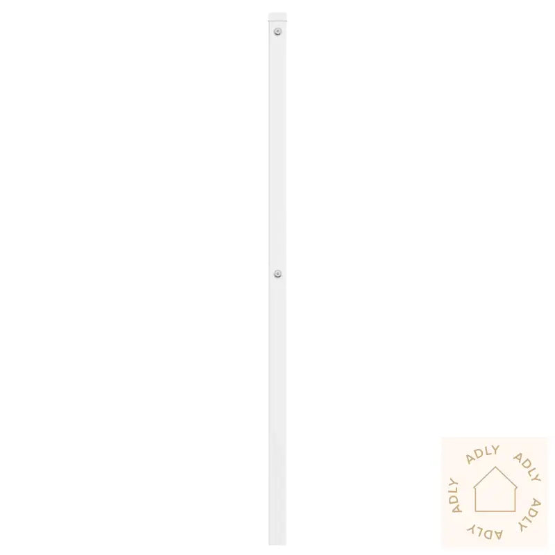 Sengegavl I Metall Hvit 200 Cm