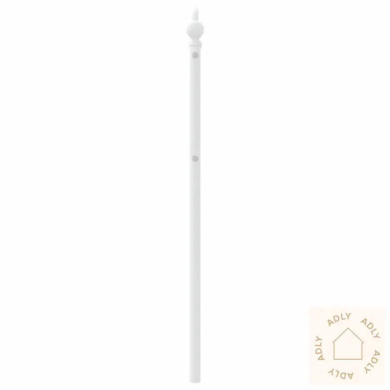 Sengegavl I Metall Hvit 107 Cm