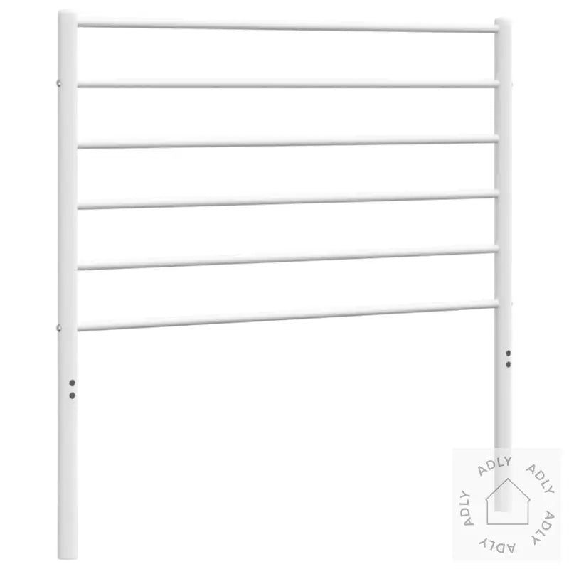Sengegavl I Metall Hvit 75 Cm